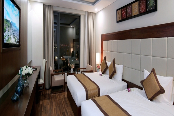 family deluxe no view khách sạn grand sea hotel đà nẵng
